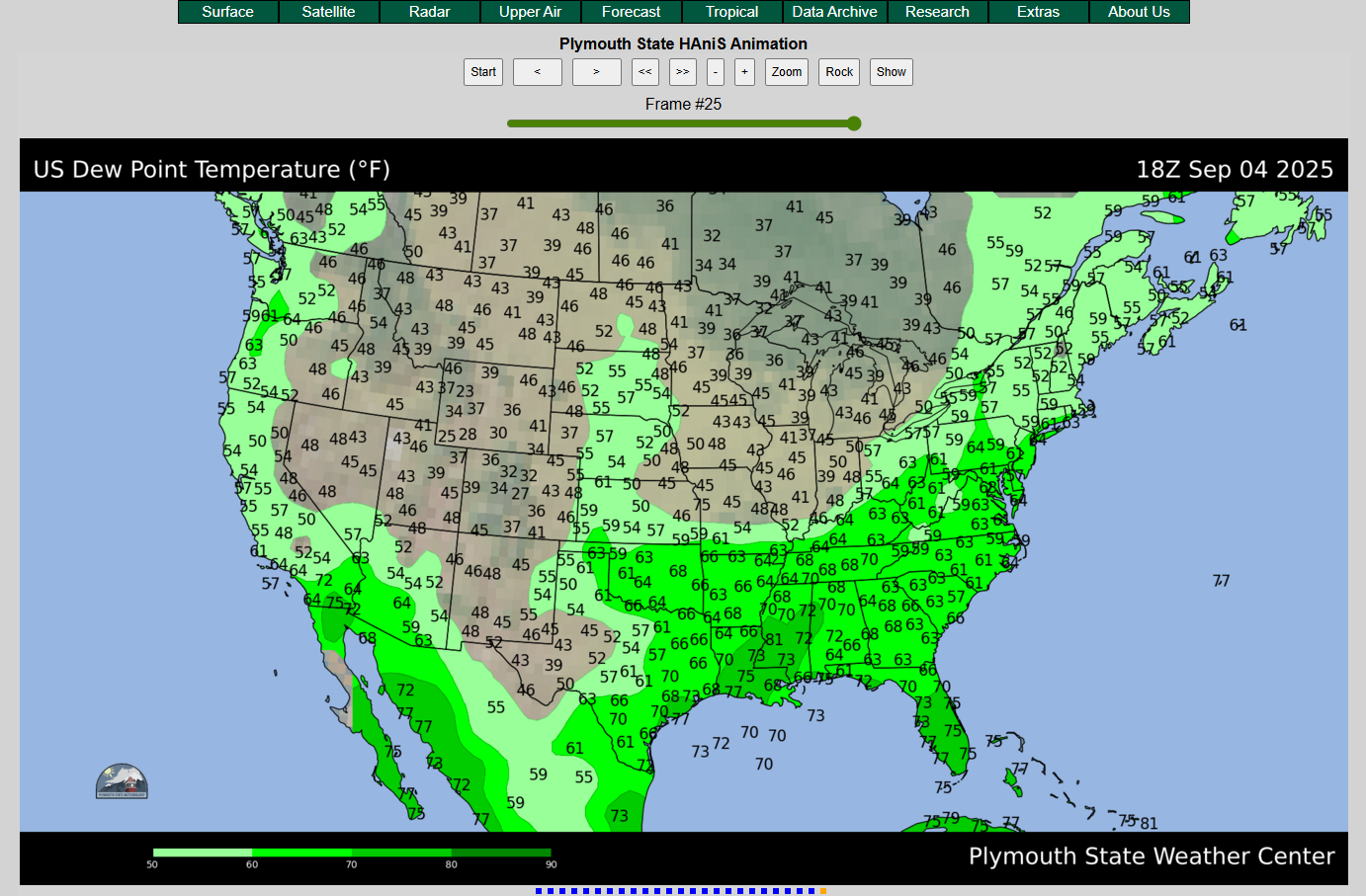 CONUS Dew Point